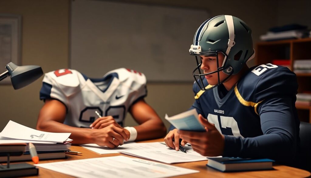 From Friday Nights to the Draft: The Journey of a Top College Prospect - иллюстрация