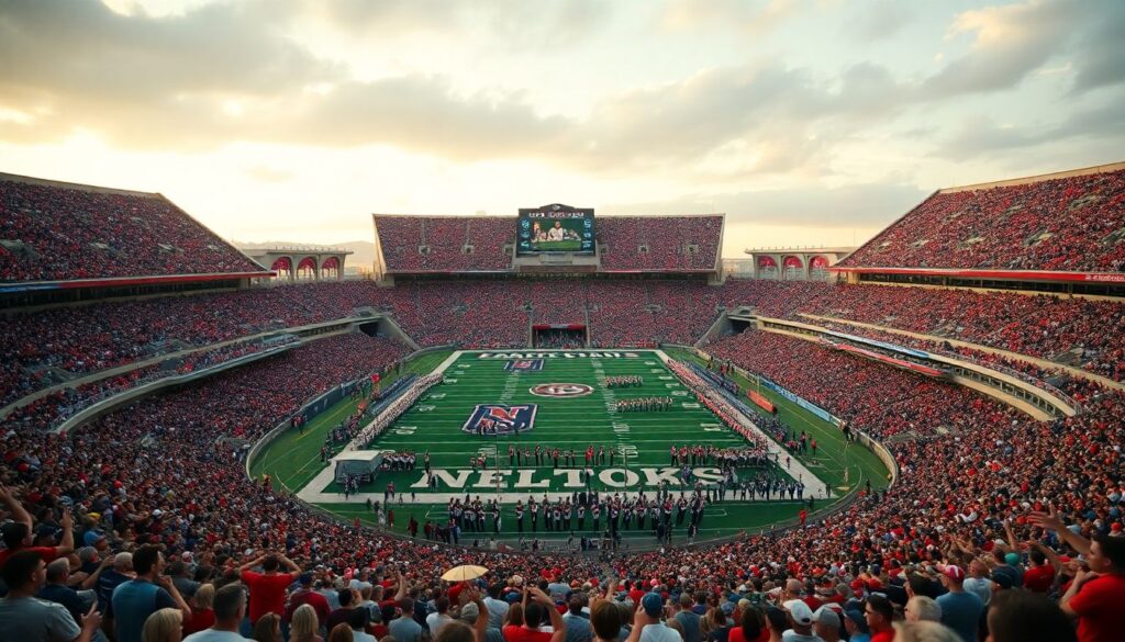 Top College Football Stadiums and What Makes Their Game Day Atmosphere Unique - иллюстрация