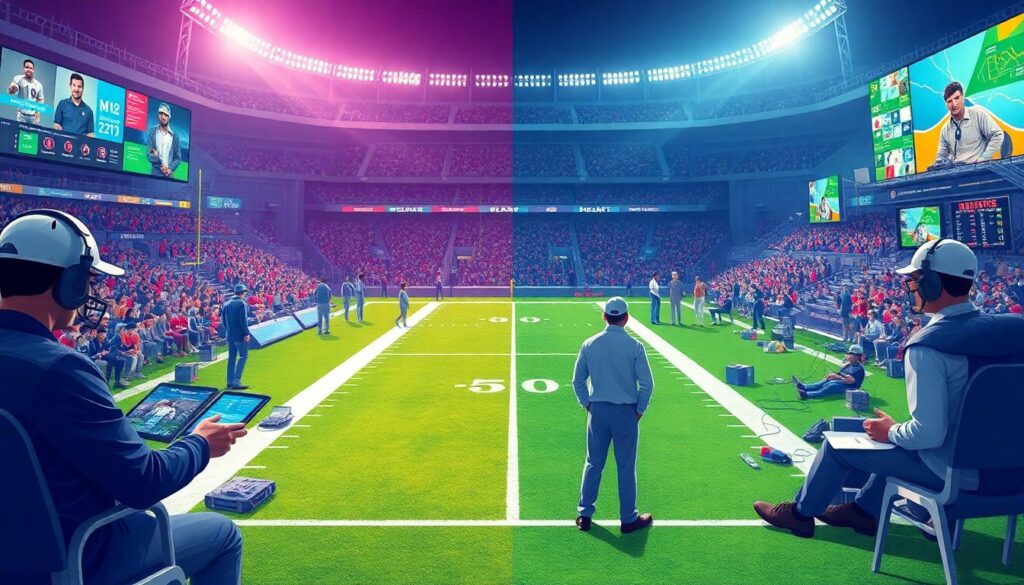 College Football vs. NFL: How Rules Differences Affect Strategy - иллюстрация