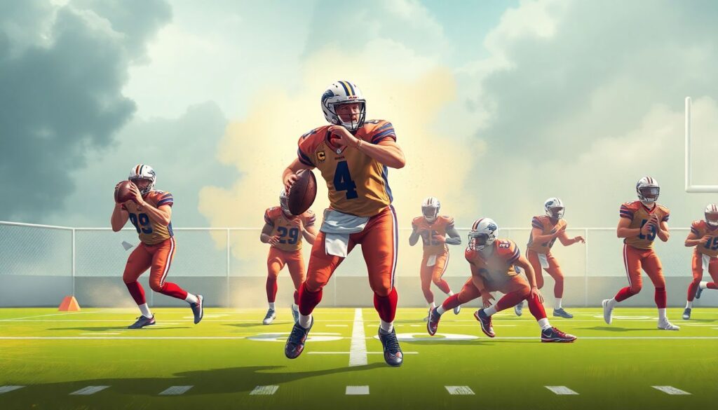 The Evolution of the Dual-Threat Quarterback in Modern American Football - иллюстрация