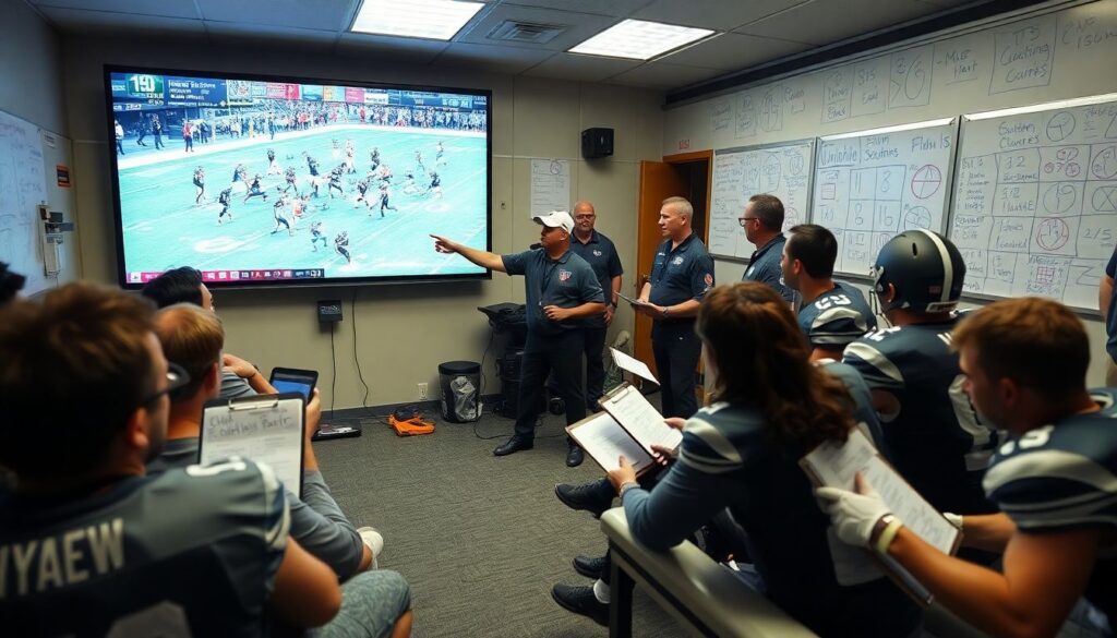 Inside the Film Room: How Coaches Adjust at Halftime to Win Close Games - иллюстрация