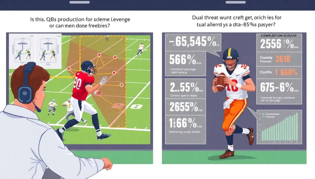 The Evolution of the Dual-Threat Quarterback in College and Pro Football - иллюстрация