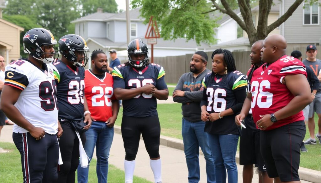 Off the Field: How NFL Players Give Back to Their Communities - иллюстрация