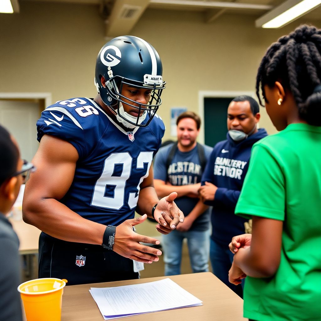Off the field: how Nfl players give back and support their communities