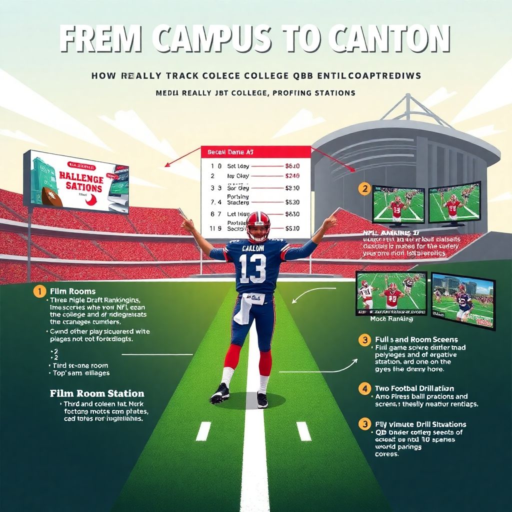 From campus to canton: tracking the most promising college qbs entering the Nfl draft