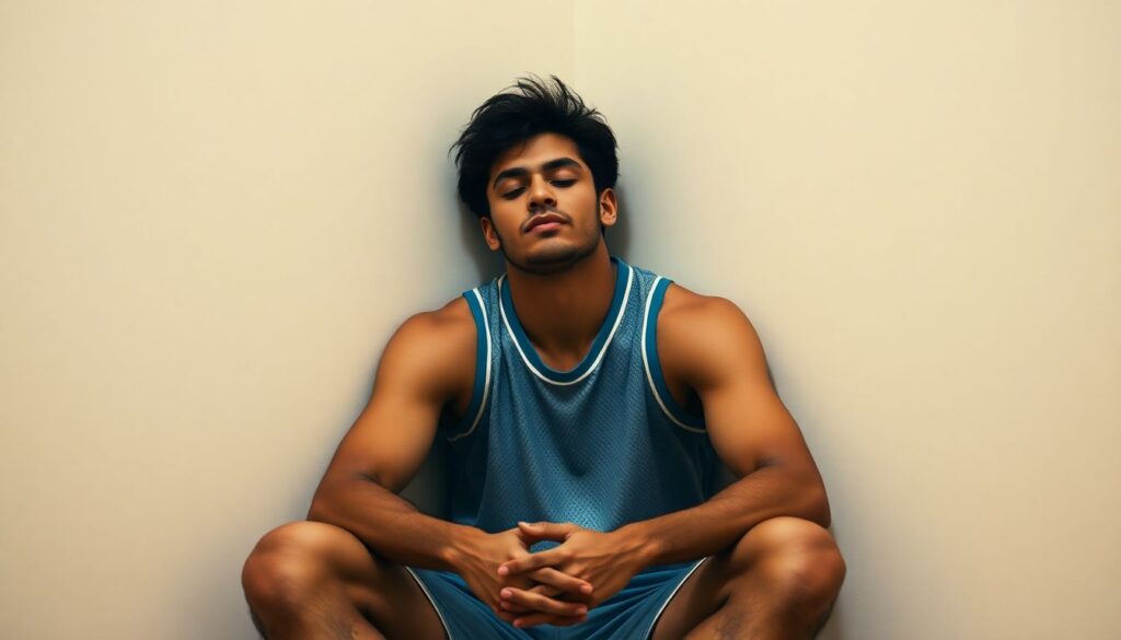 Inside the Locker Room: Mental Preparation Before a Big Game - иллюстрация