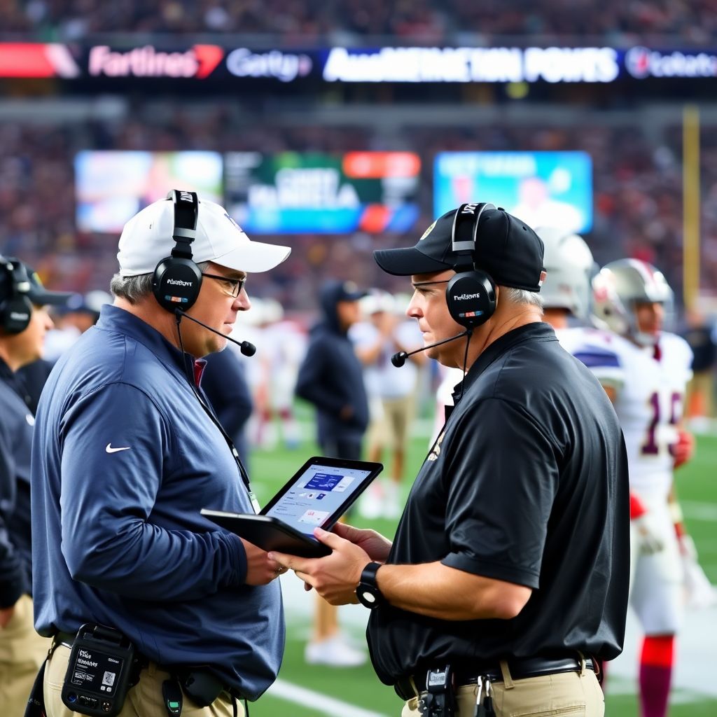 Game day sideline communication and technology behind the scenes