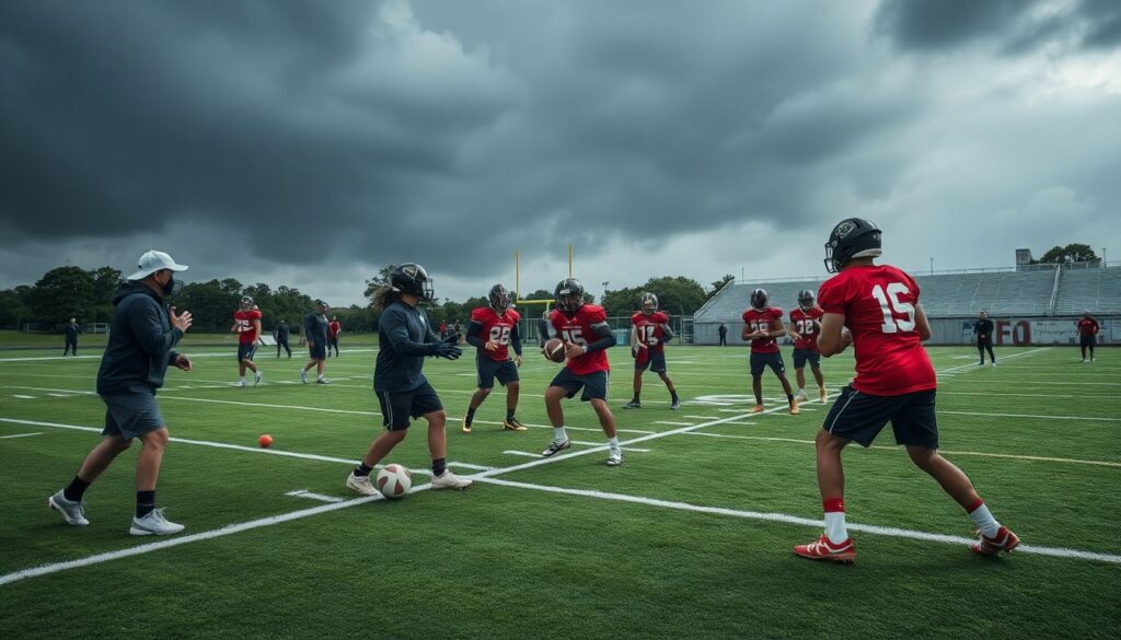 How Weather Impacts Game Plans: Snow Bowls, Wind Games, and Rain-Soaked Battles - иллюстрация