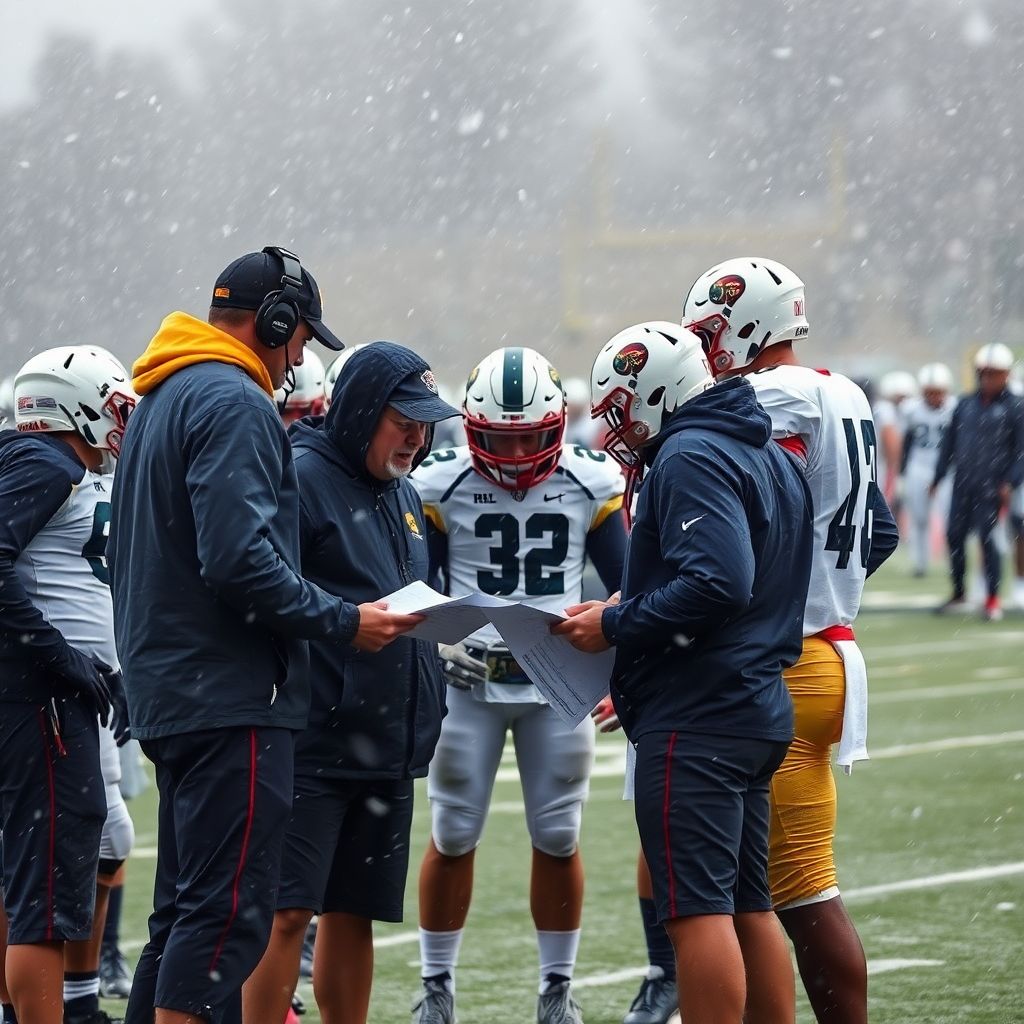 How weather impacts game plans in snow bowls, wind games and rain-soaked battles