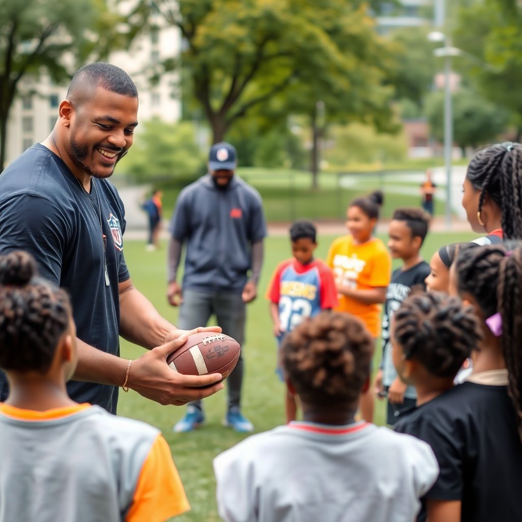 Off the field: how Nfl players give back and transform their communities