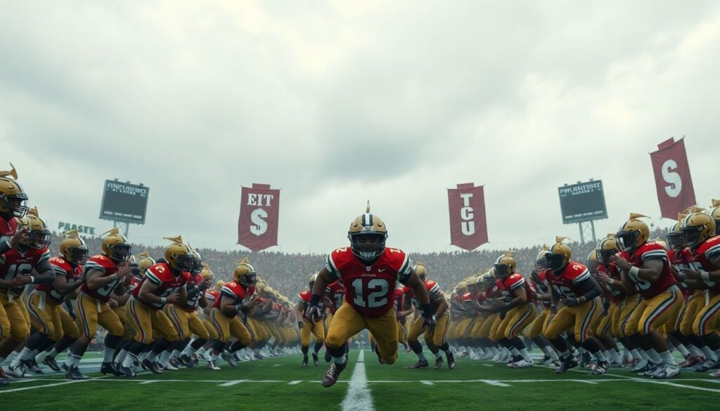 From Underdog to Powerhouse: The Rise of Emerging College Football Programs - иллюстрация