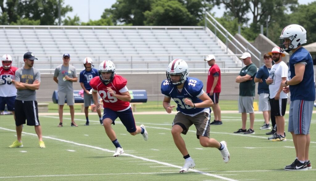 From Friday Nights to the Big Stage: The Journey of a College Football Star - иллюстрация