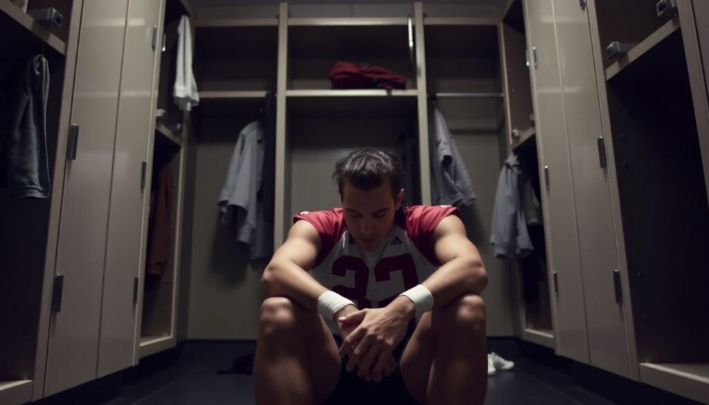 Off the Field Battles: Mental Health and Pressure in American Football - иллюстрация